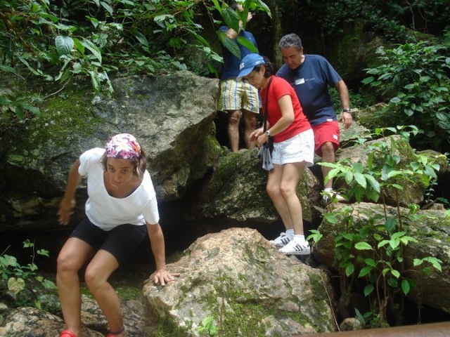Descendiendo en la montaña